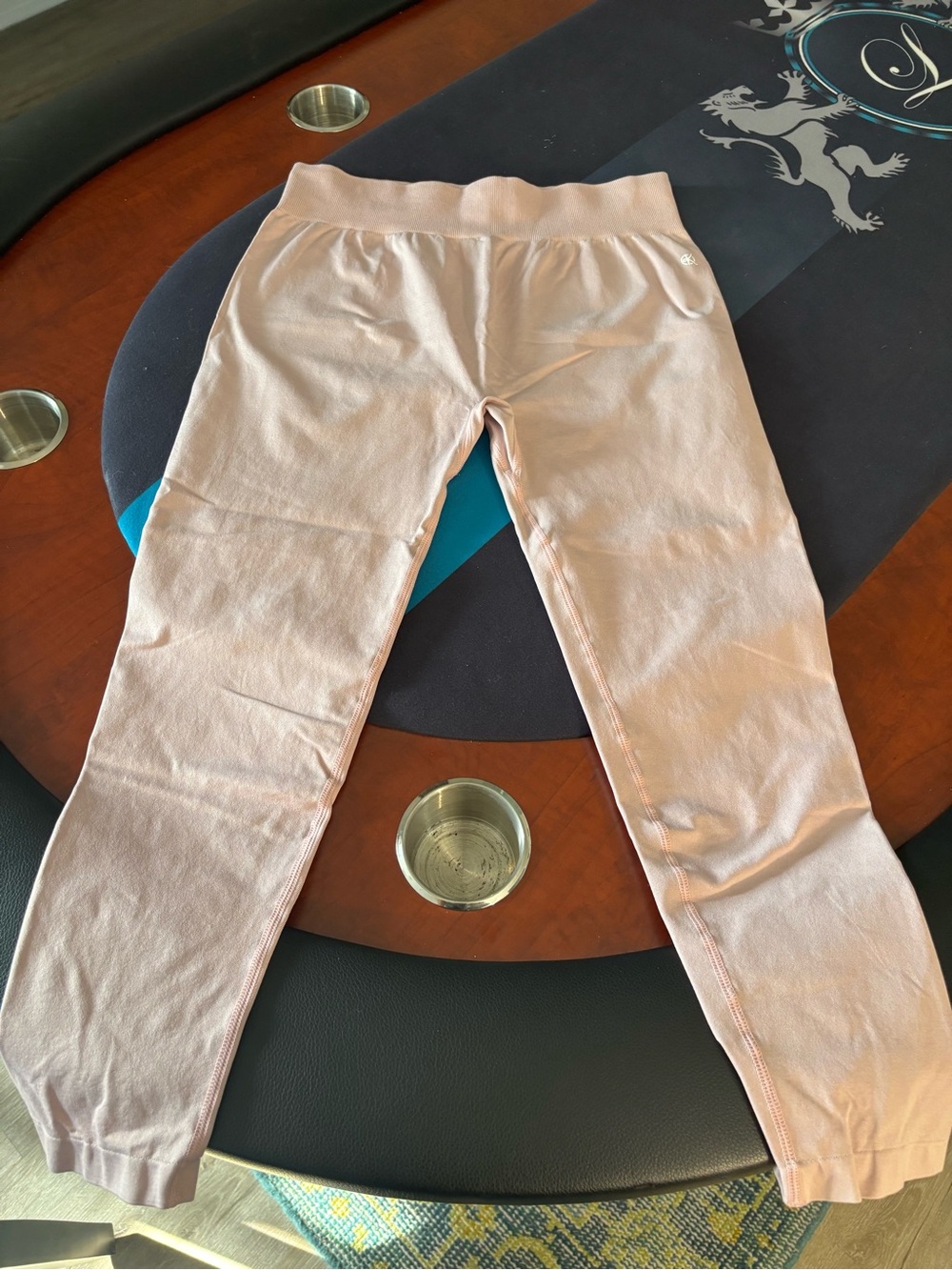 Women’s Stretch Cotton Leggings in Light Pink